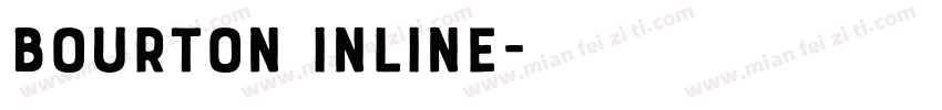 Bourton inline字体转换